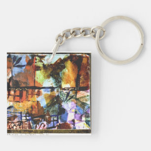 Klee - Windows and Palm Trees Keychain