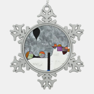 Klee - Winter Snowflake Pewter Christmas Ornament