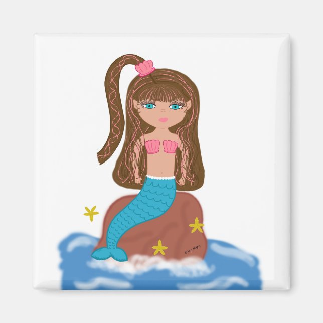 KLeigh the Mermaid Magnet (Front)