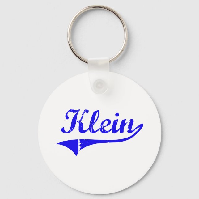 Klein Surname Classic Style Keychain (Front)