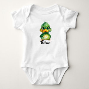 Kleine grüne Ente  Baby Bodysuit