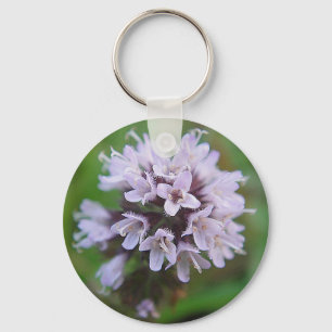 Kleine lila Blüten Keychain