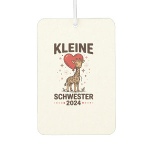 Kleine Schwester 2024 Cute Giraffe Sister Design_1 Air Freshener