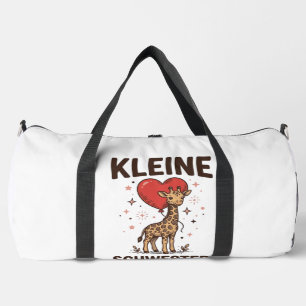 Kleine Schwester 2024 Cute Giraffe Sister Design_1 Duffle Bag