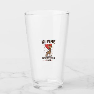 Kleine Schwester 2024 Cute Giraffe Sister Design_1 Glass