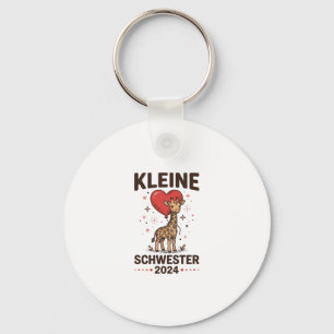 Kleine Schwester 2024 Cute Giraffe Sister Design_1 Keychain