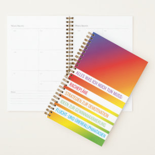 Kleiner ironischer Planer Planner
