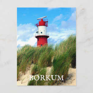 Kleiner Lighthouse, Borkum, East Frisia, Germany Postcard