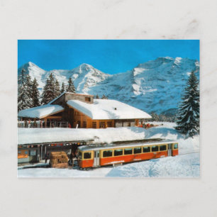 Kleiner Scheidegg station, Jungfrau Postcard