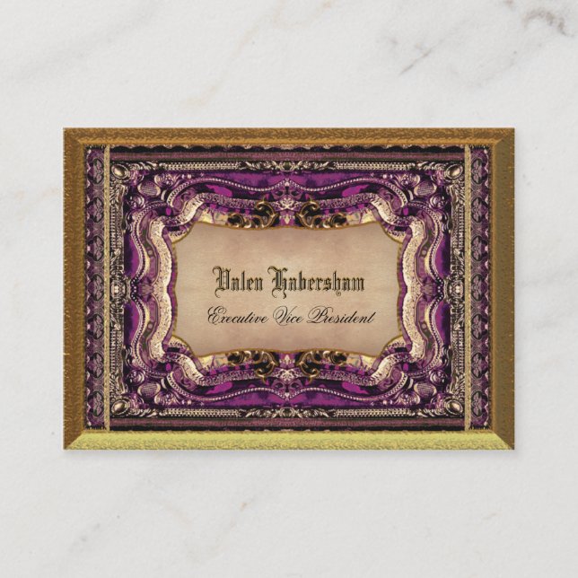 Kleinmore Tisha  Victorian  Customizable Business Card (Front)