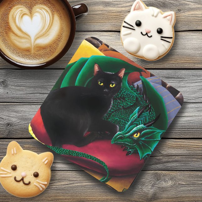 Kleo the Black Cat & George the Dragon Coaster (Creator Uploaded)