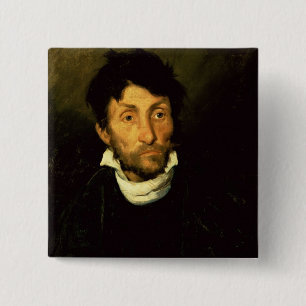 Kleptomania: Portrait of a Kleptomaniac 2 Inch Square Button