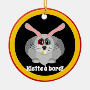 Klette à bord - belgian folklore ceramic ornament