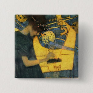 Klimt 2 Inch Square Button