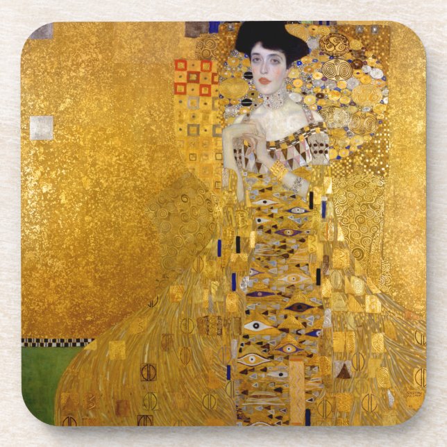 Klimt , “ Adele Bloch-Bauer I ” Coaster (Front)