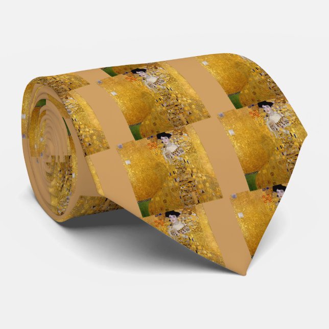 Klimt , "Adele Bloch-Bauer I" Tie (Rolled)