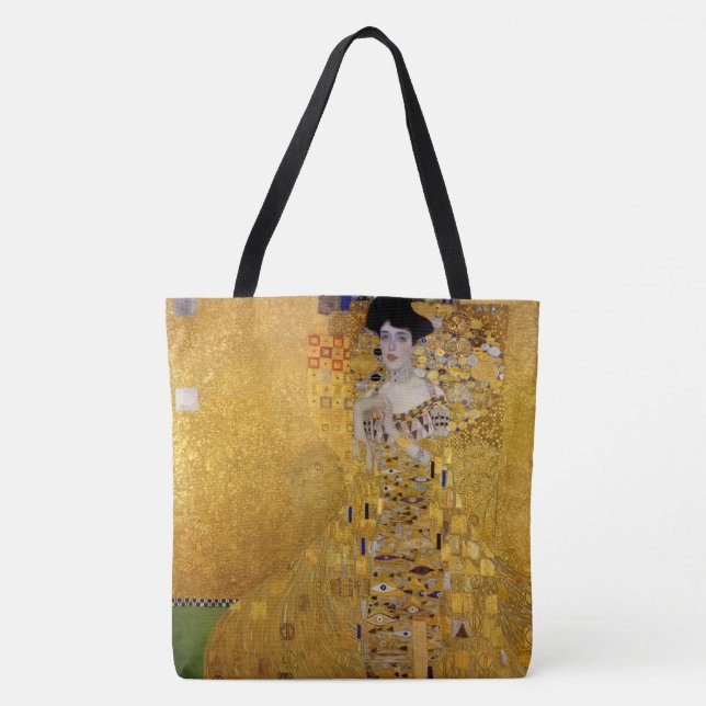 Klimt , "Adele Bloch-Bauer I" Tote Bag (Front)