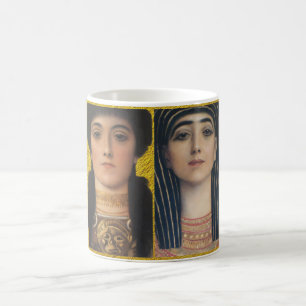 Klimt Ancient Greece Egypt Goddess Portraits Coffee Mug