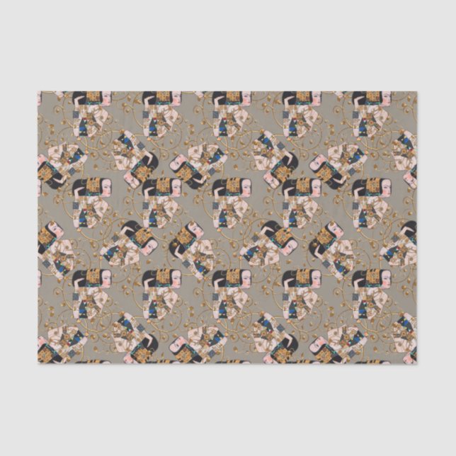 Klimt arabesque Tissue Paper (Front)