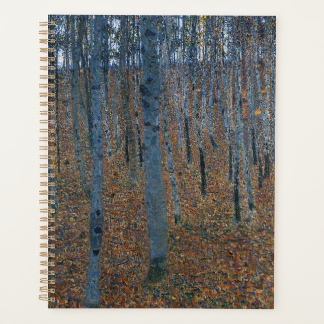 Klimt Beech Grove I Forest Landscape Art Planner (Front)