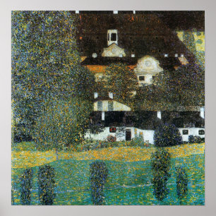 Klimt - Castle Chamber At Attersee 1909 Poster