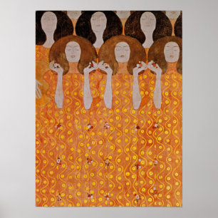 Klimt - Choir Of The Paradient Gel Poster