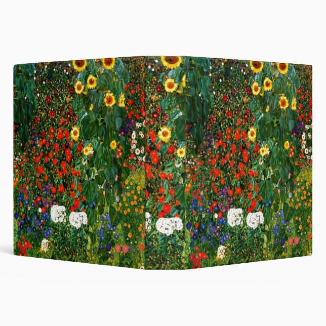 Klimt - Farm Garden with Sunflowers, Binder (Background)