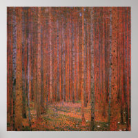 Klimt - Fir Forest 1901