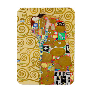 Klimt Fulfilment Mosaic: Vintage Stoclet Frieze Magnet