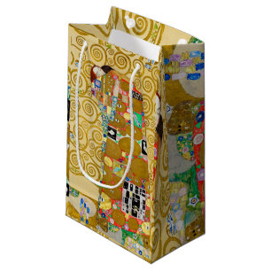 Klimt Fulfilment Mosaic: Vintage Stoclet Frieze Small Gift Bag