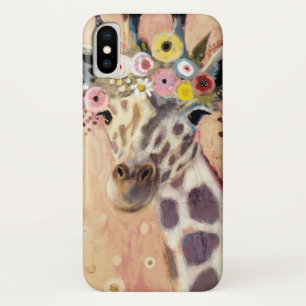 Klimt Giraffe   Adorned In Flowers Case-Mate iPhone Case