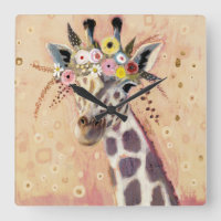 Klimt Giraffe | Adorned In Flowers
