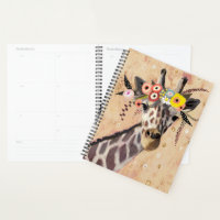 Klimt Giraffe | Couronne De Fleurs