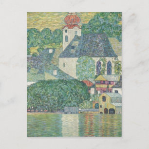Klimt, Gustav Kirche in Unterach am Attersee 1916 Postcard