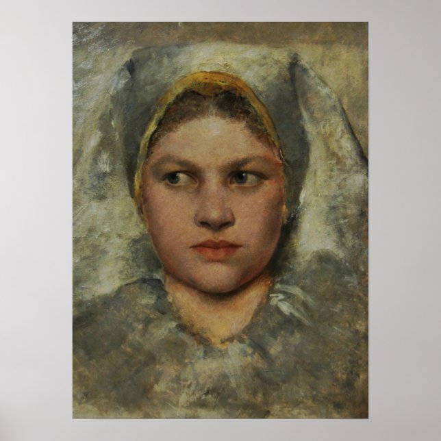 Klimt - Head Of A Student Poster (Front)