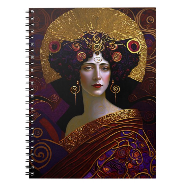 Klimt Inspiré Queen Goddess Carnet (Devant)