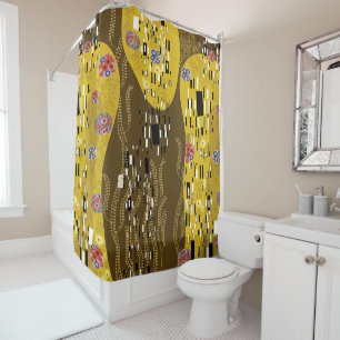 Klimt Inspired Gold Pattern Art Nouveau The Kiss