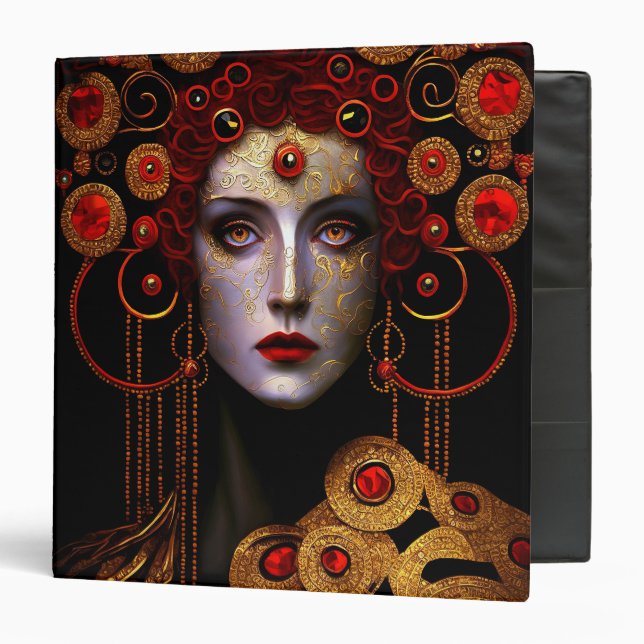 Klimt Inspired Queen Goddess Binder (Front/Inside)