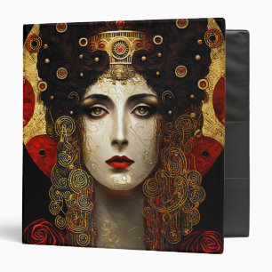 Klimt Inspired Queen Goddess Binder