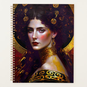 Klimt Inspired Queen Goddess Planner