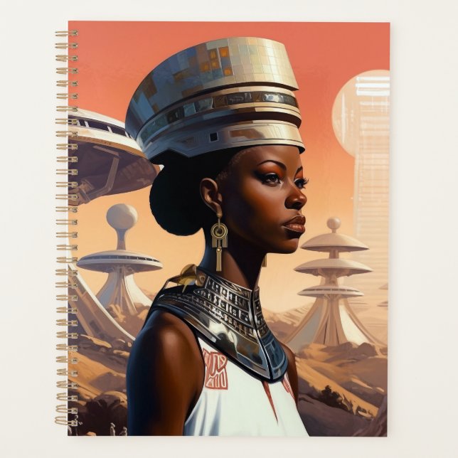 Klimt Inspired Queen Goddess Planner (Front)
