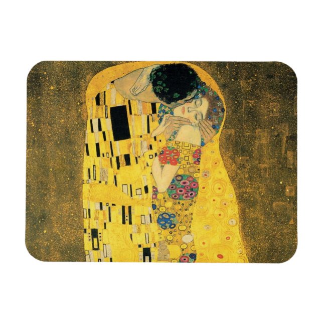 Klimt : Le Kiss Art Premium Magnet (Horizontal)
