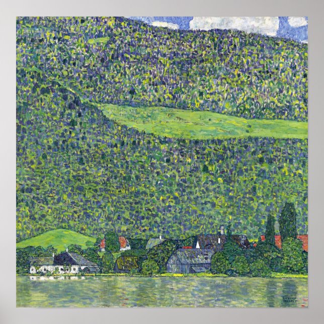 Klimt - Litzlberg Am Attersee Poster (Front)