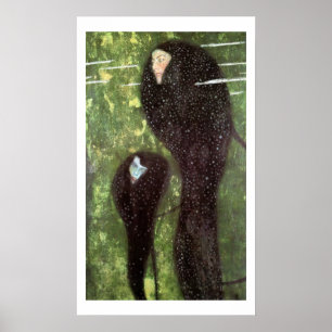 Klimt ~ Mermaids Poster
