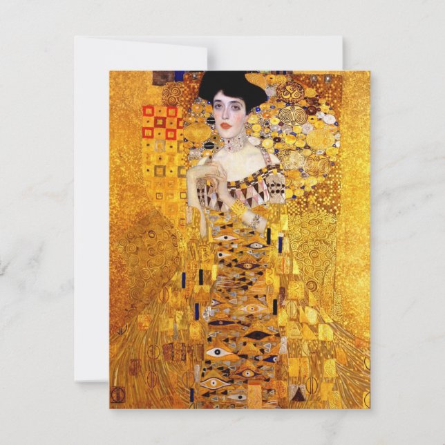 Klimt Portrait of Adele Bloch-Bauer I Invitations (Front)