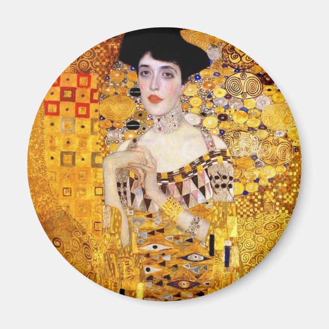 Klimt Portrait of Adele Bloch-Bauer I Magnet (Front)