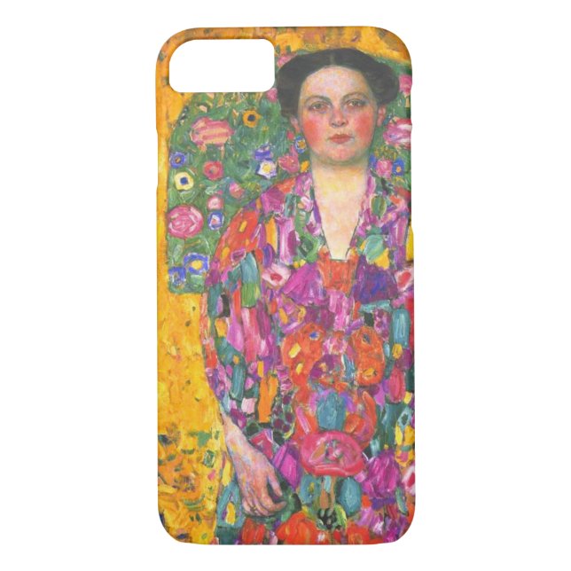Klimt Portrait of Eugenia Primavesi Case-Mate iPhone Case (Back)