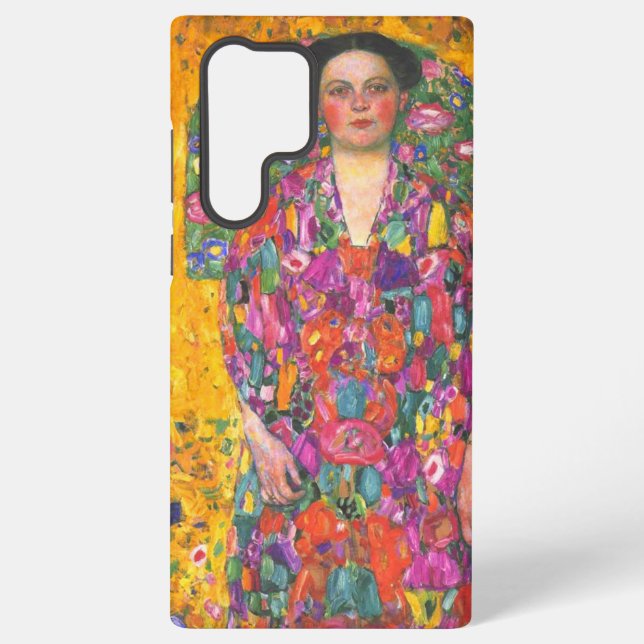 Klimt Portrait of Eugenia Primavesi Samsung Galaxy S22 Ultra Case (Back)
