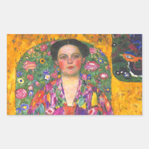 Klimt Portrait of Eugenia Primavesi Sticker