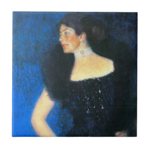 Klimt Portrait of Rose von Rosthorn-Friedmann Tile